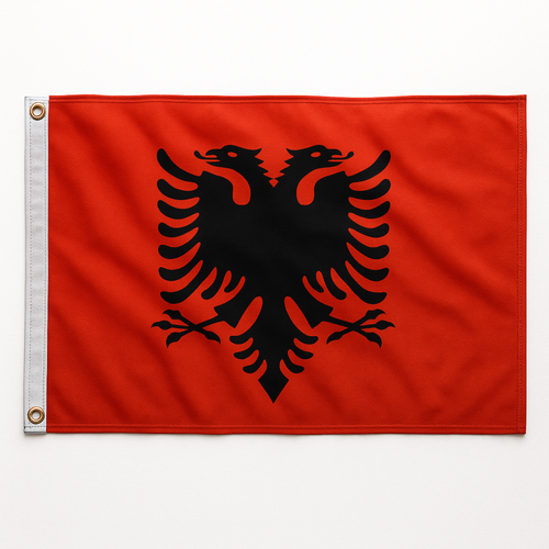 Bandeira da Albania 90 cm x 150 cm