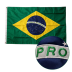 Bandeira do Brasil Bordada 90 x 150cm