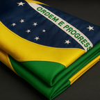 Bandeira do Brasil Bordada 90 x 150cm