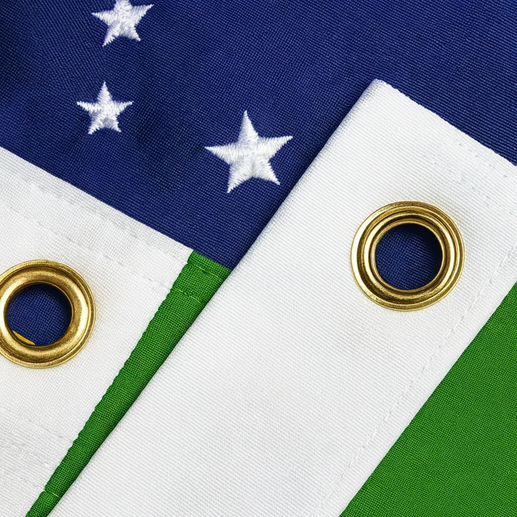 Bandeira do Brasil Bordada 90 x 150cm