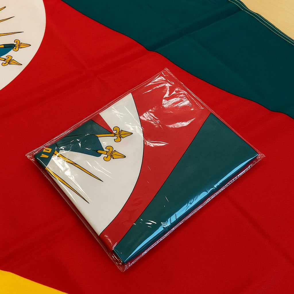 Bandeira do Rio Grande do Sul 90 x 150 cm + Adesivo de Brinde