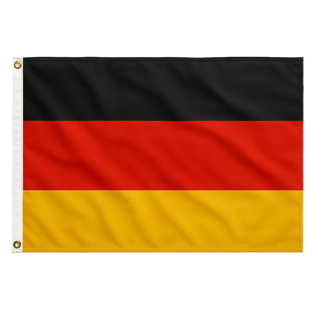 Bandeira da Alemanha 90 cm x 60 cm