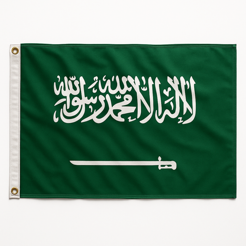 Bandeira da Arabia Saudita 90 cm x 150 cm