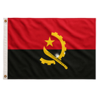 Bandeira da Angola 90 cm x 150 cm