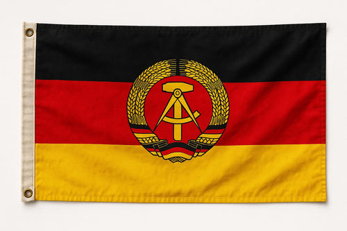 Bandeira da Alemanha Oriental 90 cm x 150 cm