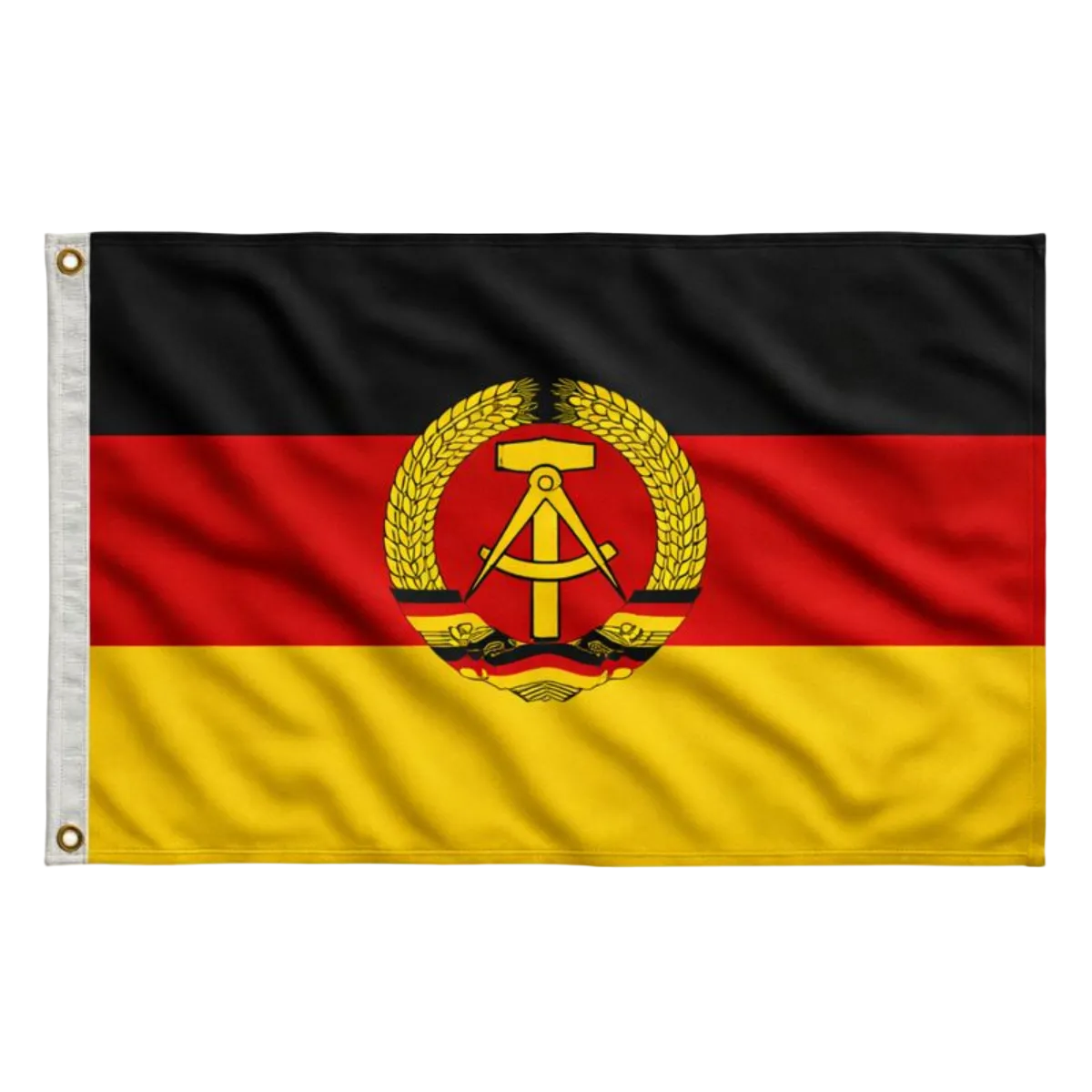 Bandeira da Alemanha Oriental 90 cm x 150 cm