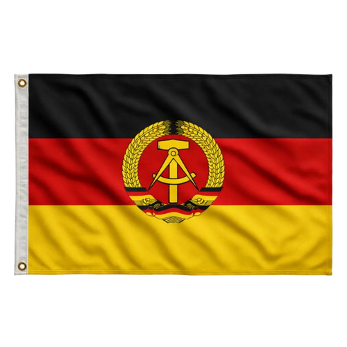 Bandeira da Alemanha Oriental 90 cm x 150 cm