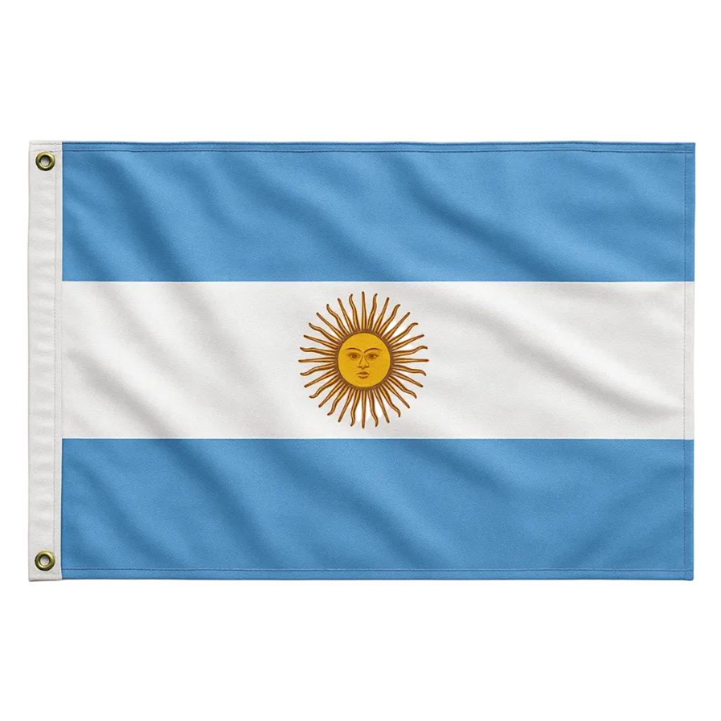 Bandeira da Argentina 90 cm x 60 cm