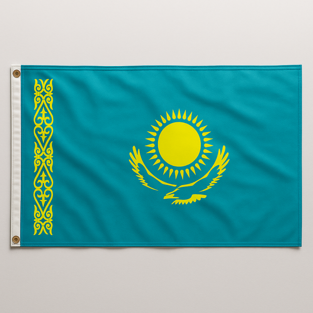 Bandeira do Cazaquistão 90 cm x 150 cm
