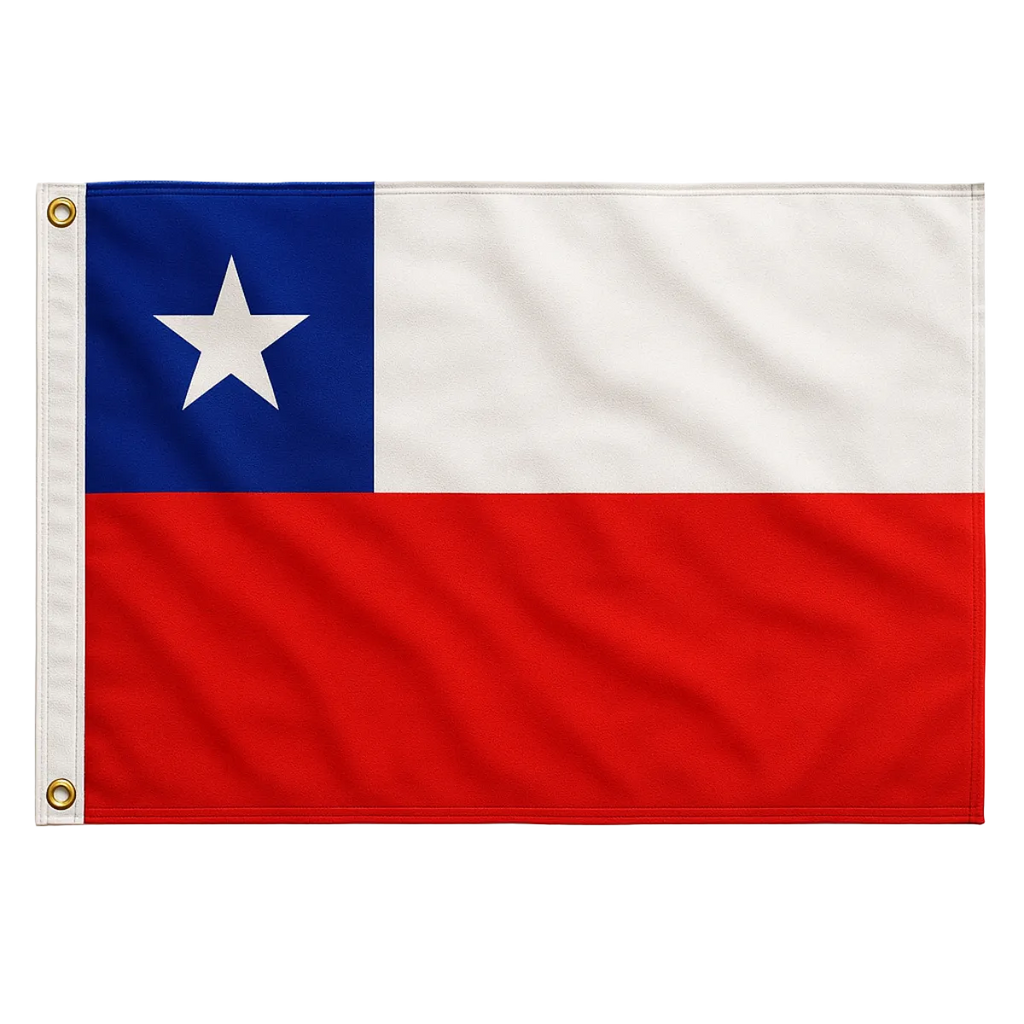 Bandeira do Chile 90 cm x 60 cm
