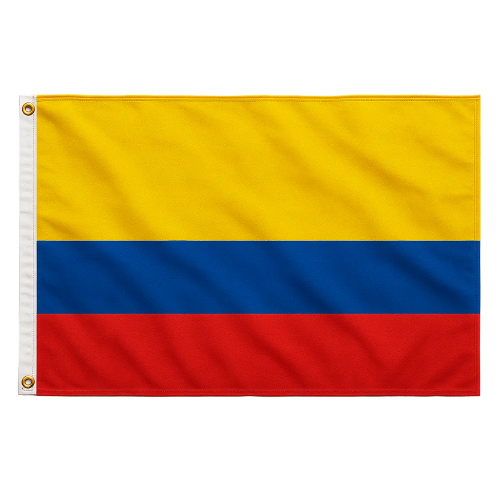 Bandeira da Colombia 90 cm x 60 cm