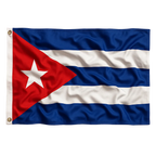Bandeira de Cuba 90 cm x 60 cm