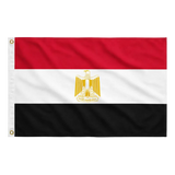Bandeira do Egito 90 cm x 150 cm