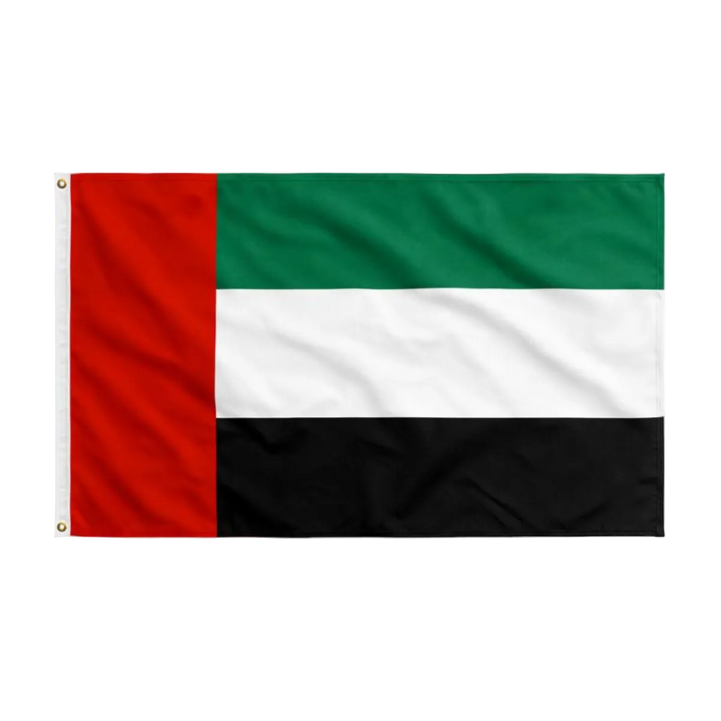 Bandeira do Emriados Arabes Unidos 90 cm x 60 cm