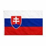 Bandeira da Eslovaquia 90 cm x 60 cm