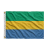 Bandeira da Gabão 90 cm x 150 cm