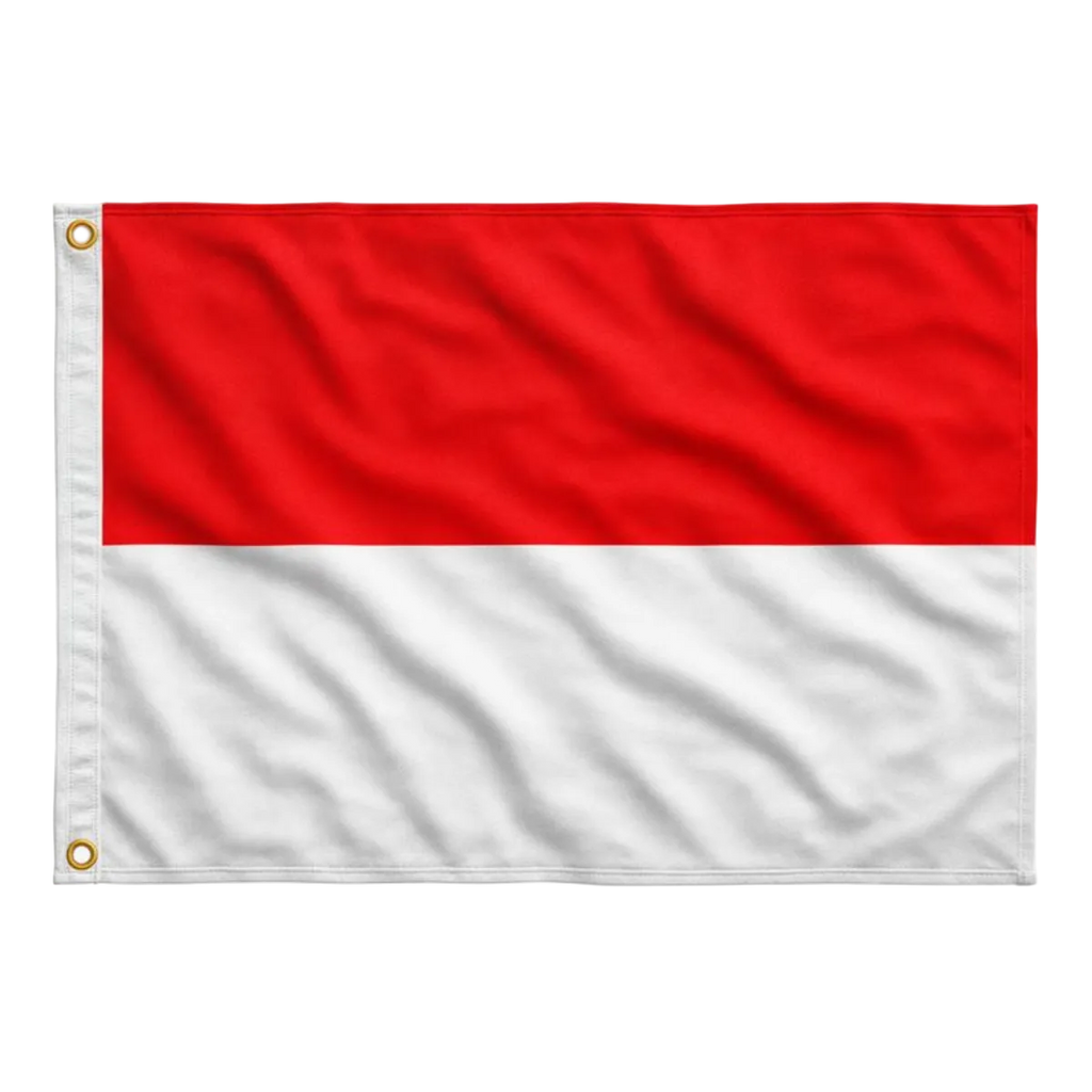Bandeira da Indonesia 90 cm x 150 cm