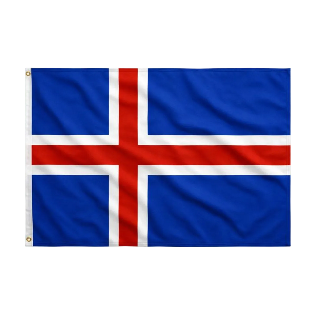 Bandeira do Islandia 90 cm x 150 cm