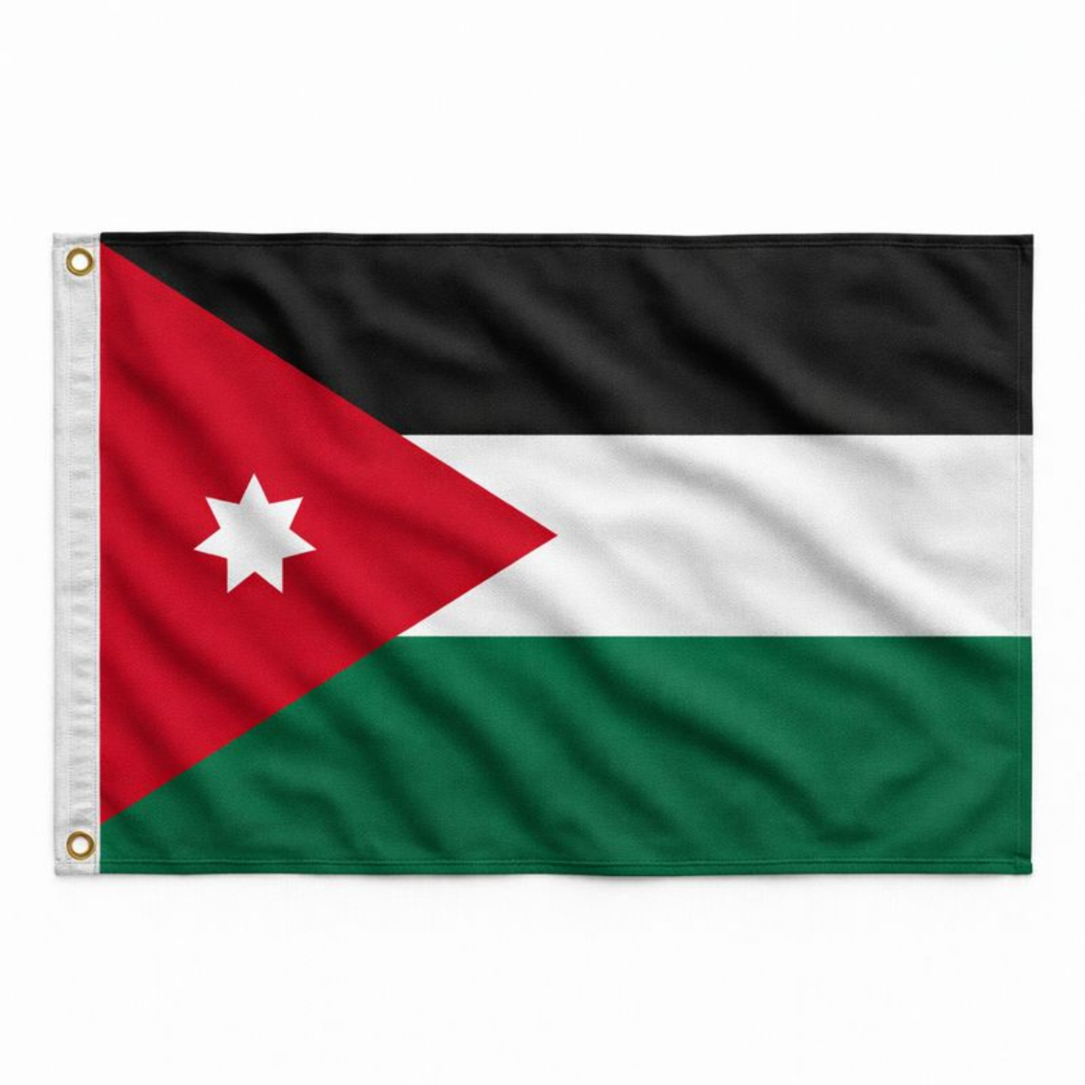 Bandeira da Jordania 90 cm x 150 cm