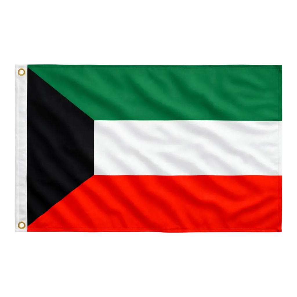 Bandeira de Kwait 90 cm x 150 cm