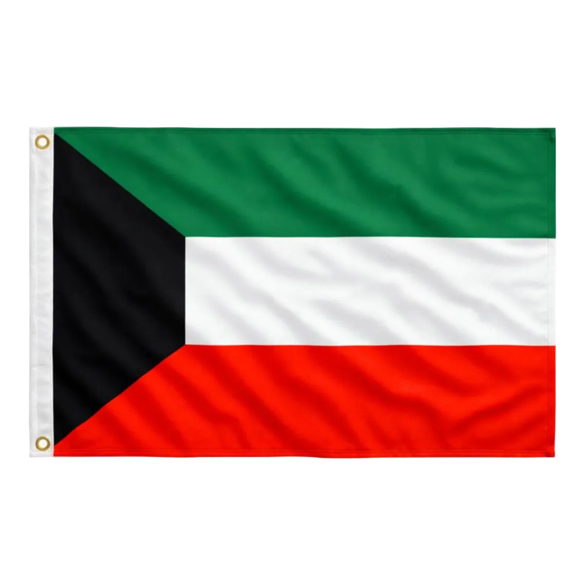 Bandeira de Kwait 90 cm x 150 cm