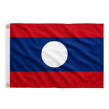 Bandeira de Laos 90 cm x 60 cm