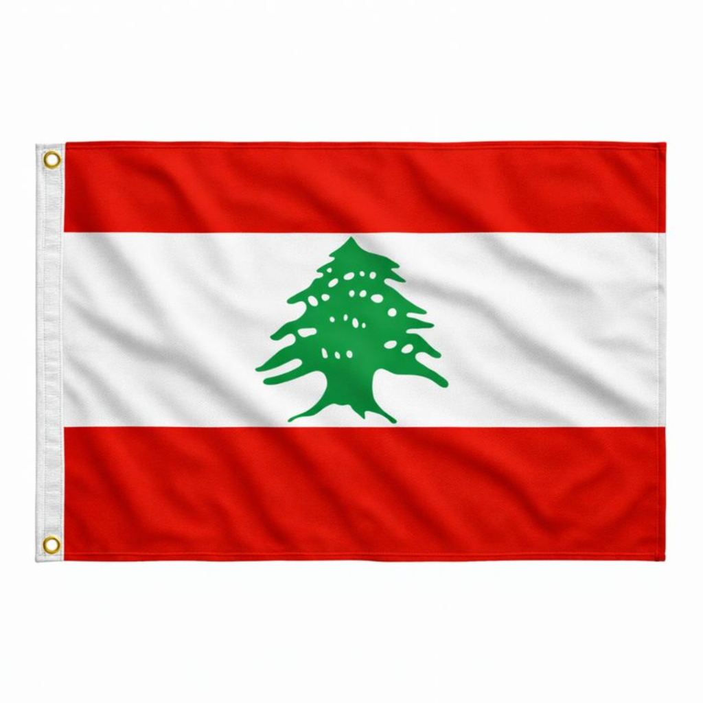 Bandeira de Libano 90 cm x 150 cm