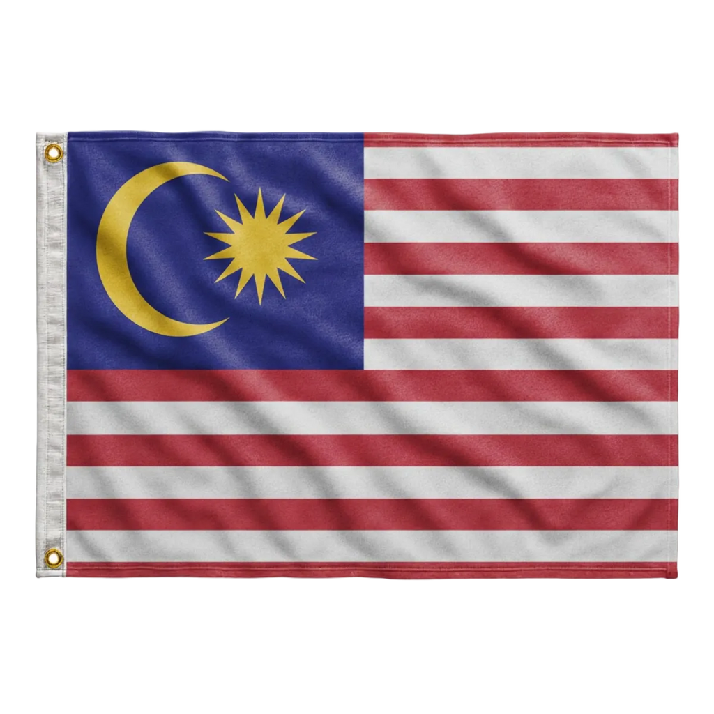 Bandeira do Malasia 90 cm x 150 cm