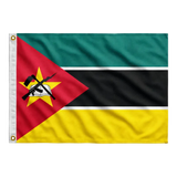 Bandeira do Maçambique 90 cm x 150 cm