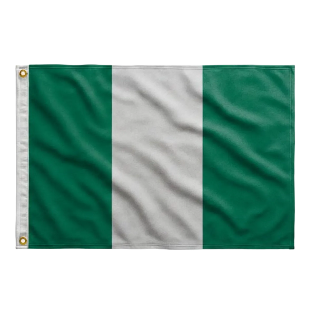 Bandeira da Nigeria 90 cm x 150 cm