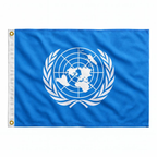 Bandeira da ONU 90 cm x 150 cm