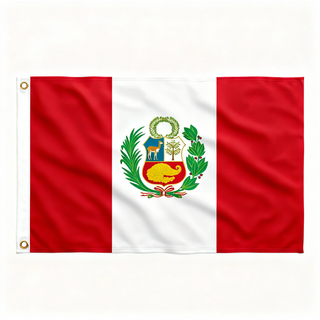 Bandeira Peru 90 cm x 150 cm