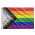 Bandeira Novo Orgulho Gay Pride 90 cm x 60 cm