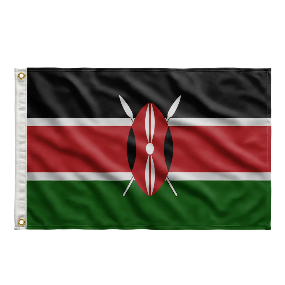 Bandeira Quenia 90 cm x 60 cm