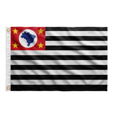 Bandeira de São Paulo 90 cm x 150 cm