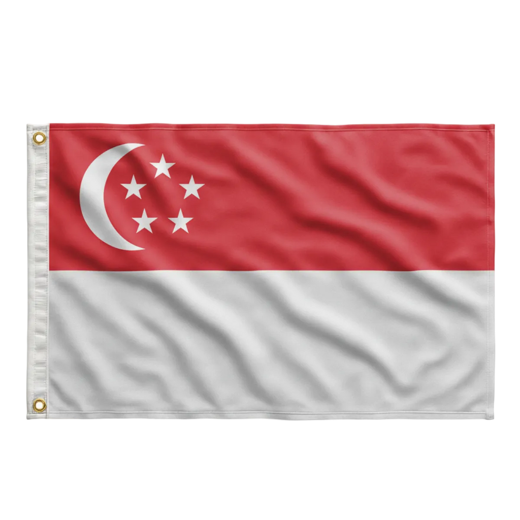 Bandeira Singapura 90 cm x 60 cm